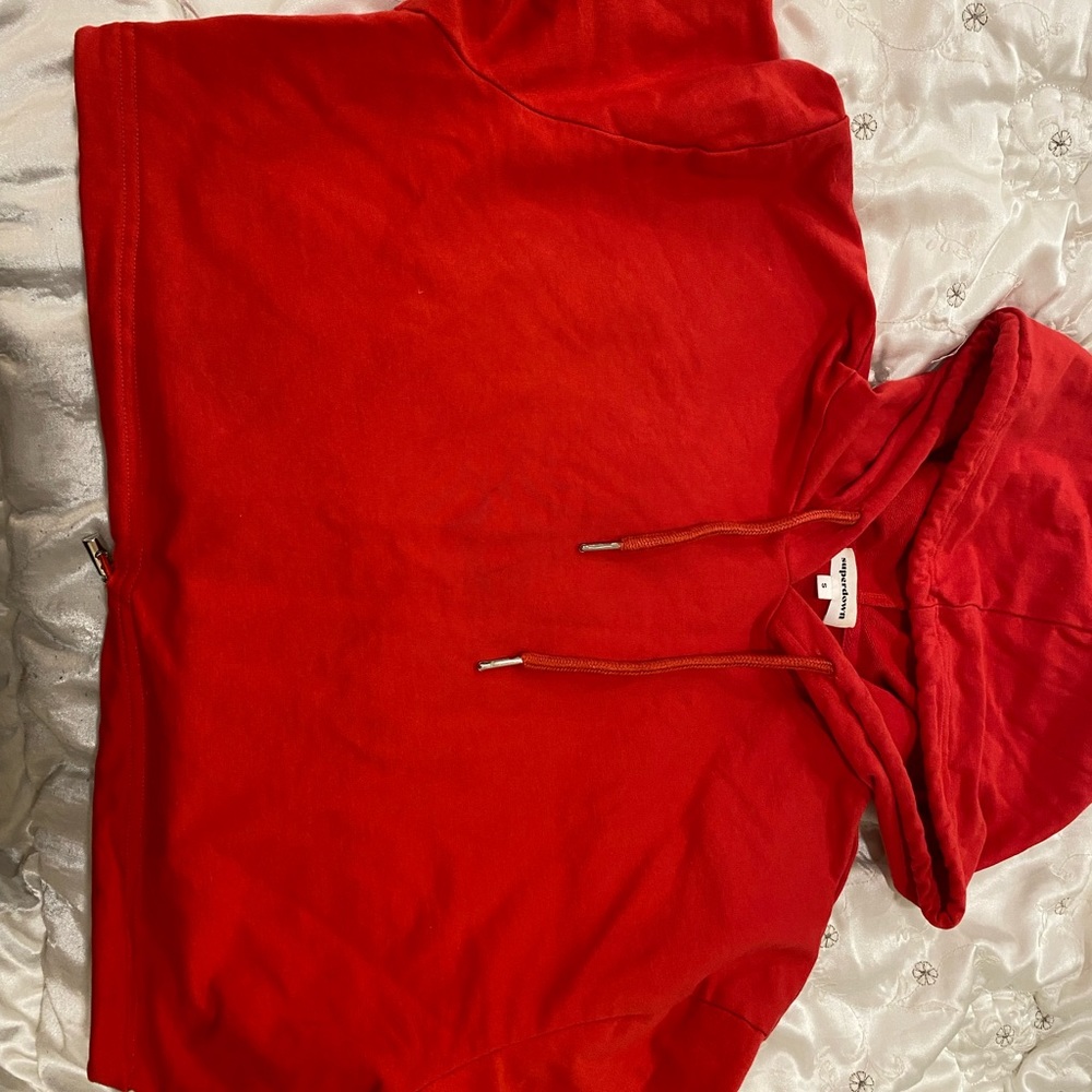 Superdown Cropped Hoodie With Drawstring - image 7